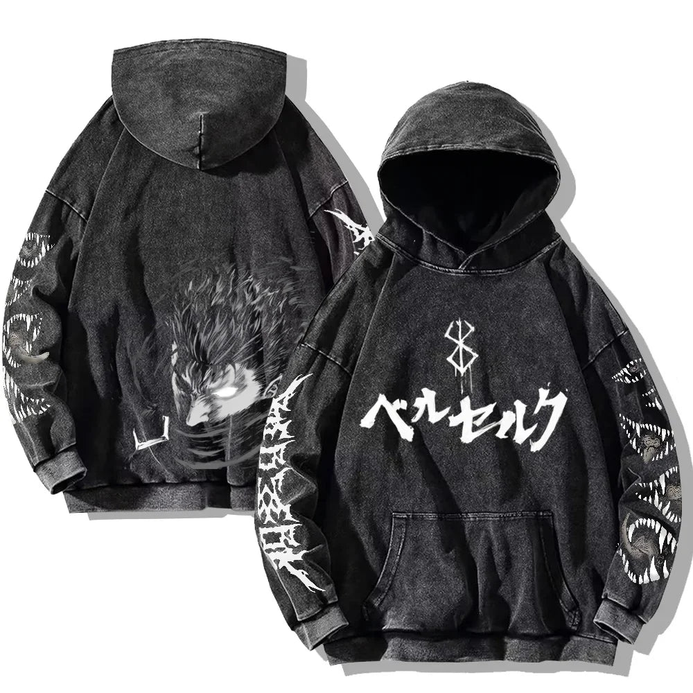 Berserk Face Graphic Hoodie