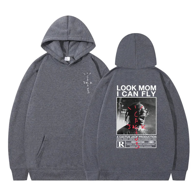 Travis Look Mom I Can Fly Hoodie