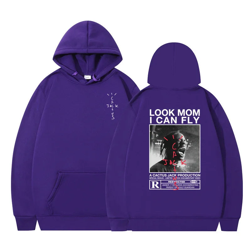 Travis Look Mom I Can Fly Hoodie