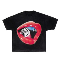 Lips Cube Vintage T-Shirt