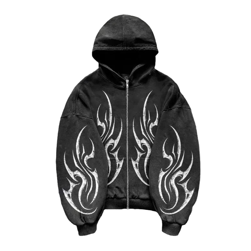 Flames Graphic Hoodie