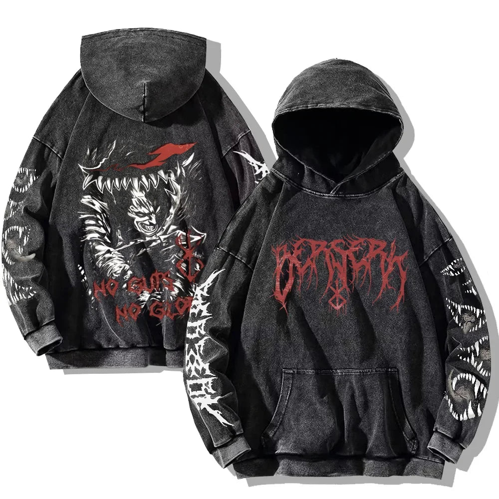 Berserk Red Graphic Hoodie